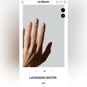 New in Bottle - Lavender Water - Gelcare Le Manoir Gel Polish